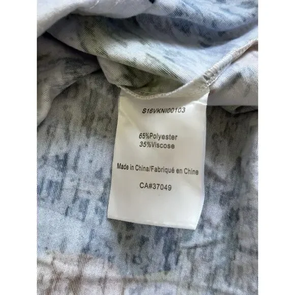 San Francisco Brand Watercolor Bling Abstract T Shirt Women’s Size XL - Picture 4 of 7